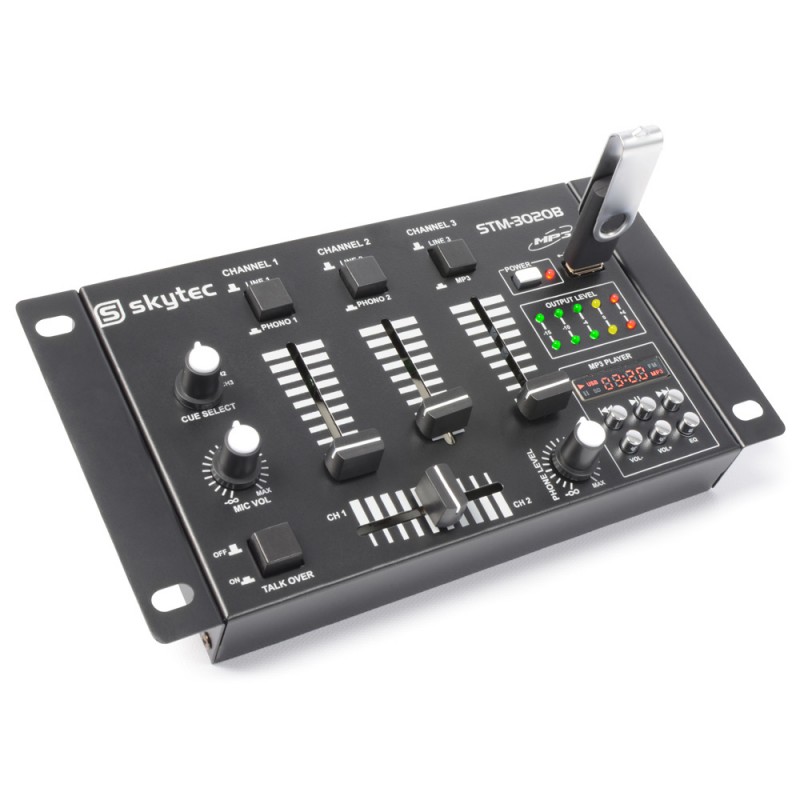 Mixer 6ch/USB MP3 Display - EGO Technologies