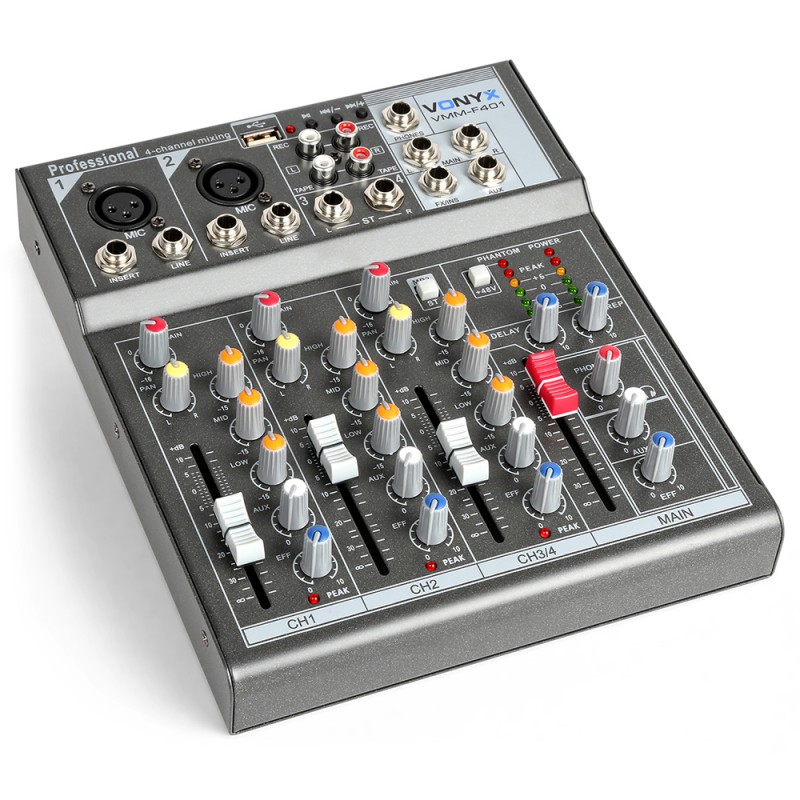 Music Mixer 4Ch/MP3/Echo - EGO Technologies